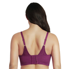 Mia Dot Wire-Free Padded Mesh Bralette