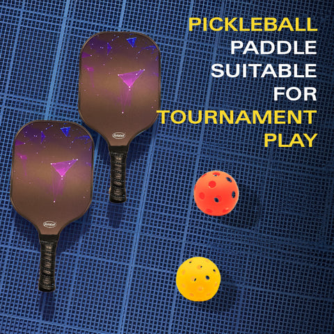 Pickleball Paddle Black – Lightweight Grip