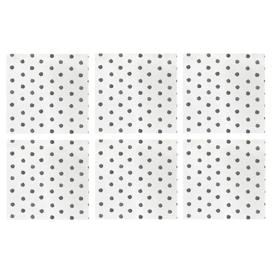 Papersoft Napkins Dot Cocktail Napkins (Pack of 20) - Set of 6