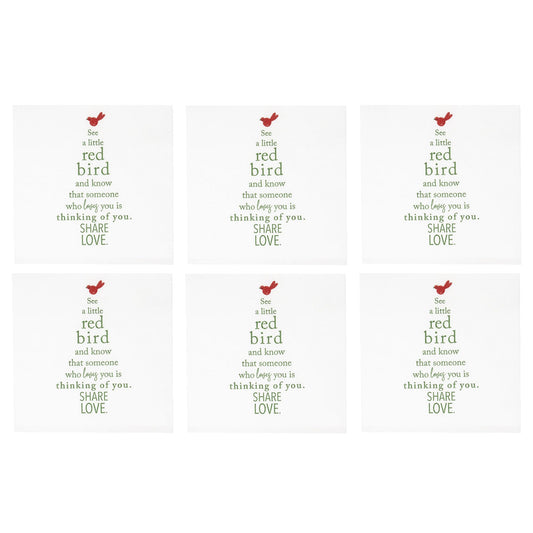 Papersoft Napkins Holiday Tree Cocktail Napkins (Pack of 20) - Set of 6