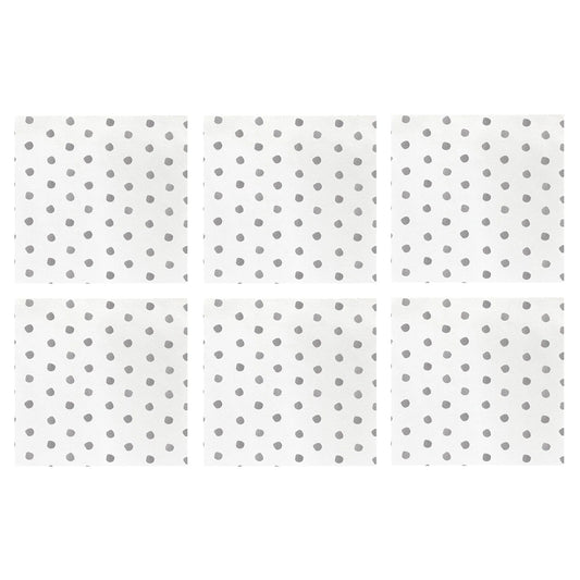 Papersoft Napkins Dot Cocktail Napkins (Pack of 20) - Set of 6