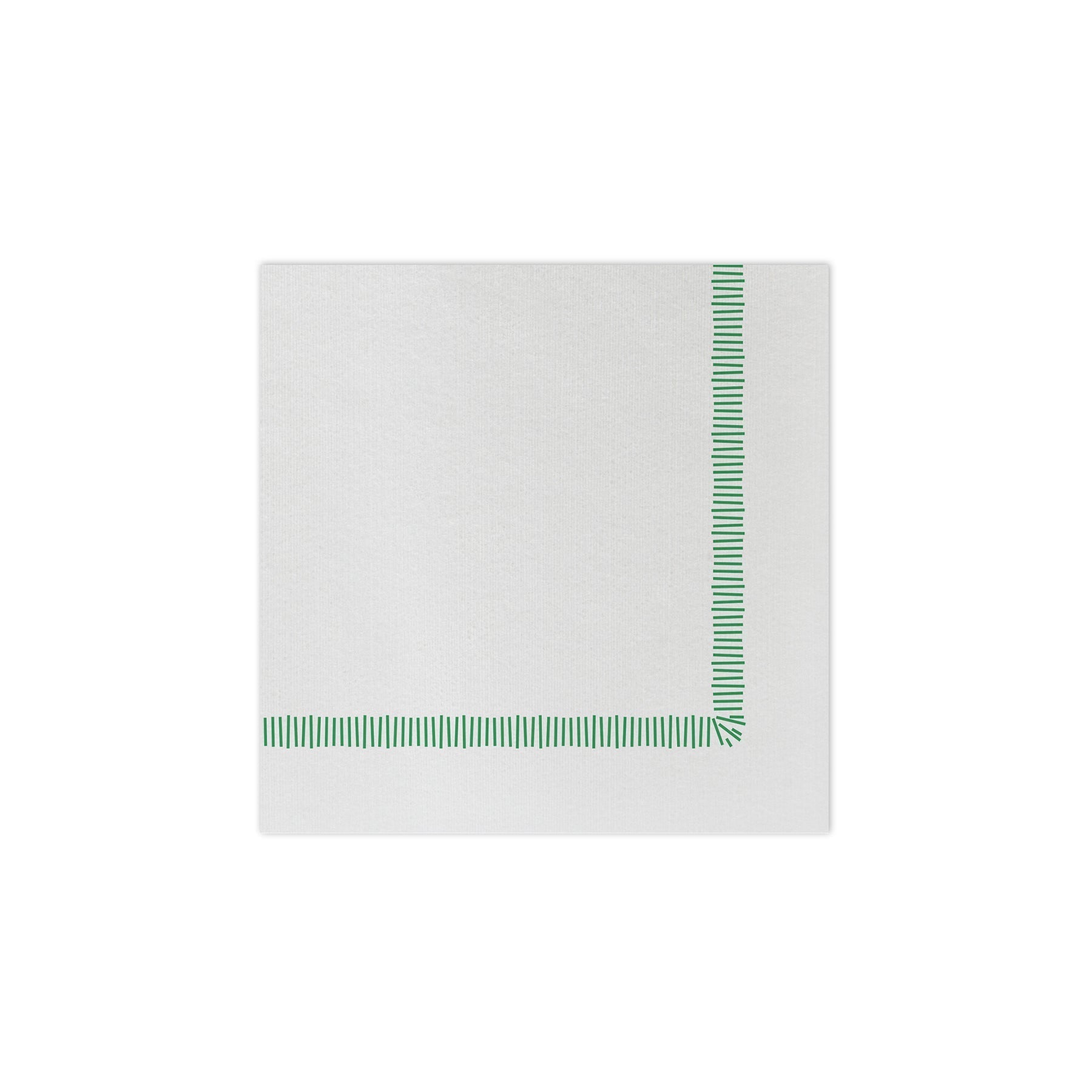  Vietri Papersoft Napkins Fringe Cocktail Napkins (Pack of 20) - Set of 6 - Green - Bonton