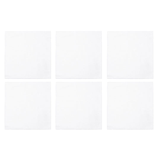 Papersoft Napkins Bianco Cocktail Napkins (Pack of 20) - Set of 6