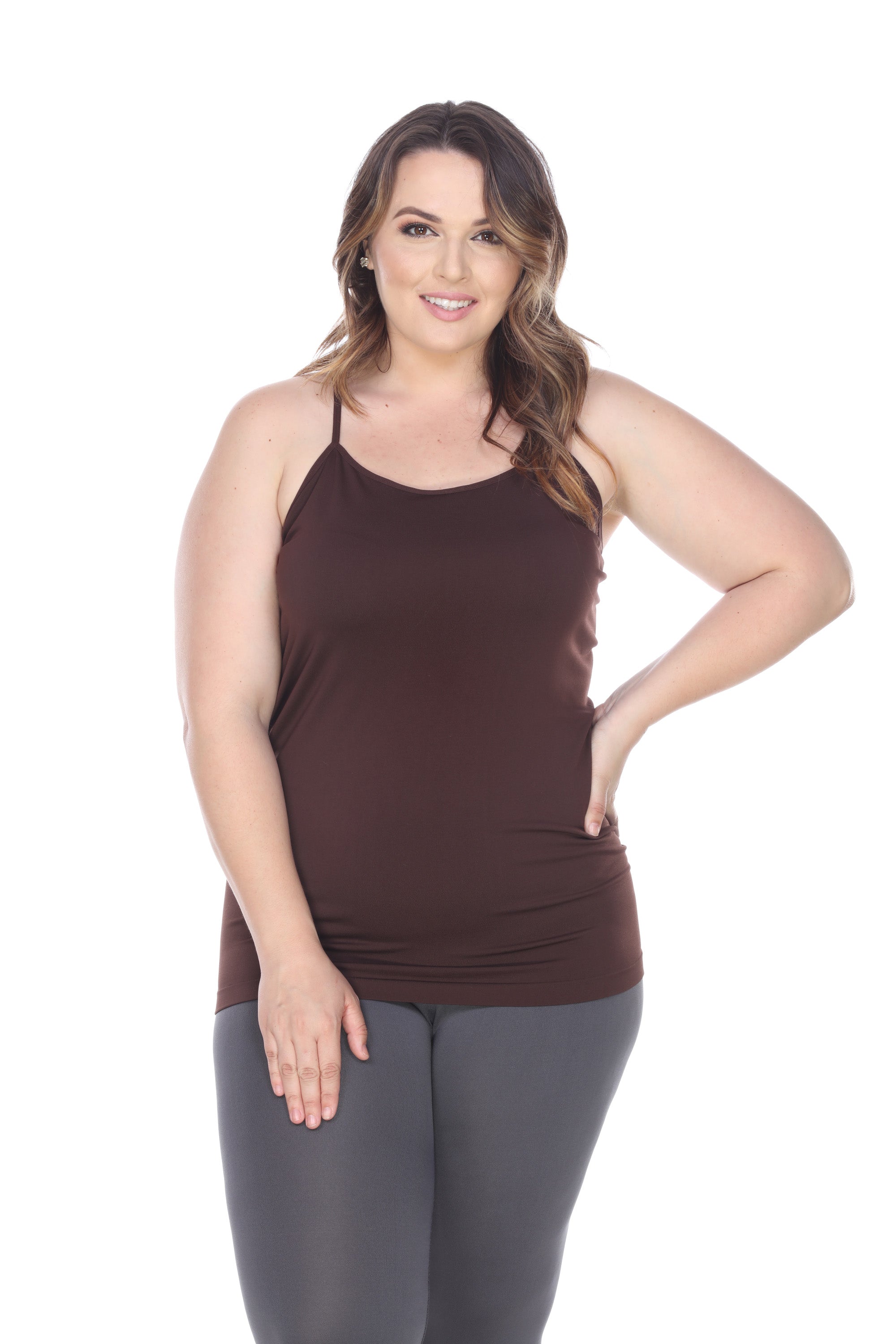  White Mark Plus Size Tank Top - One Size - Bonton