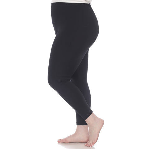Women's Plus Size Super-Stretch Solid Leggings