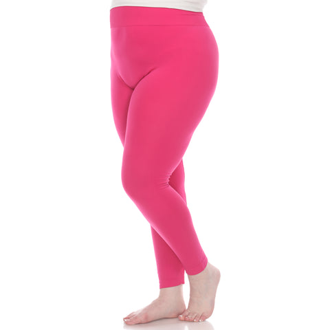 Women's Plus Size Super-Stretch Solid Leggings