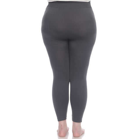 Women's Plus Size Super-Stretch Solid Leggings