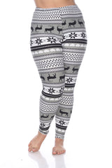 Plus Size Printed Leggings