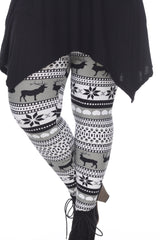 Plus Size Printed Leggings