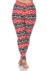 Plus Size Printed Leggings