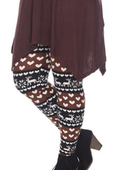 Plus Size Printed Leggings