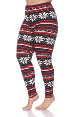 Plus Size Printed Leggings