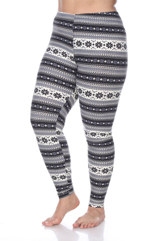 Plus Size Printed Leggings