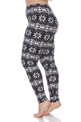 Plus Size Printed Leggings