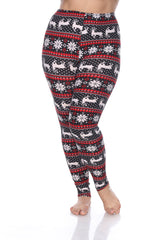 Plus Size Printed Leggings