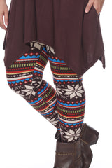 Plus Size Printed Leggings