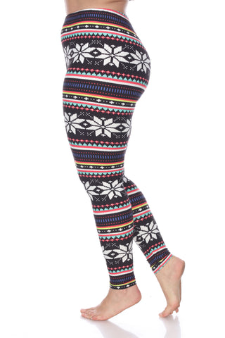Plus Size Printed Leggings