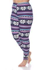 Plus Size Printed Leggings