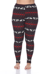 Plus Size Printed Leggings