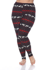 Plus Size Printed Leggings