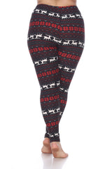 Plus Size Printed Leggings