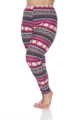 Plus Size Printed Leggings