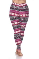 Plus Size Printed Leggings