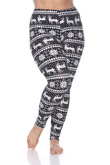 Plus Size Printed Leggings