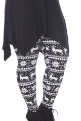 Plus Size Printed Leggings