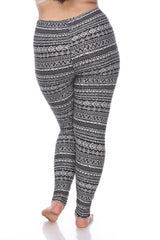 Plus Size Printed Leggings