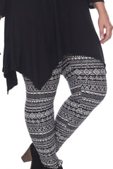 Plus Size Printed Leggings