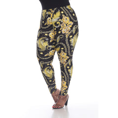 Plus Size Printed Leggings