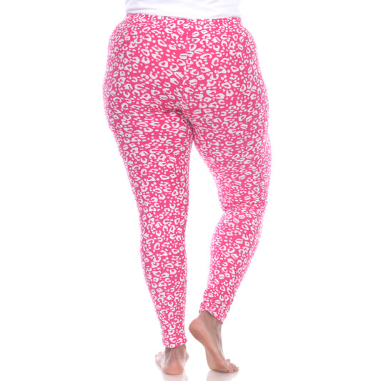 Plus Size Super Soft Leopard Printed Leggings