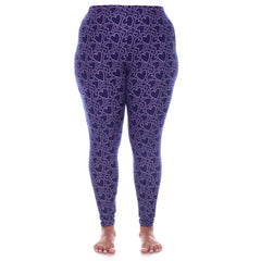 Plus Size Super Soft Heart Printed Leggings