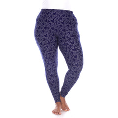 Plus Size Super Soft Heart Printed Leggings