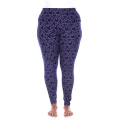 Plus Size Super Soft Heart Printed Leggings