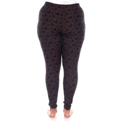 Plus Size Super Soft Heart Printed Leggings