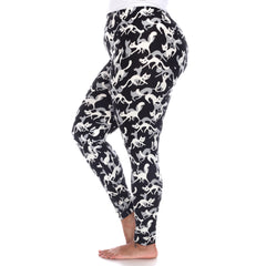 Plus Size Super Soft Cat Printed Leggings