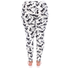 Plus Size Super Soft Cat Printed Leggings