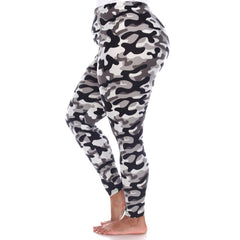 Plus Size Super Soft Camo Printed Leggings