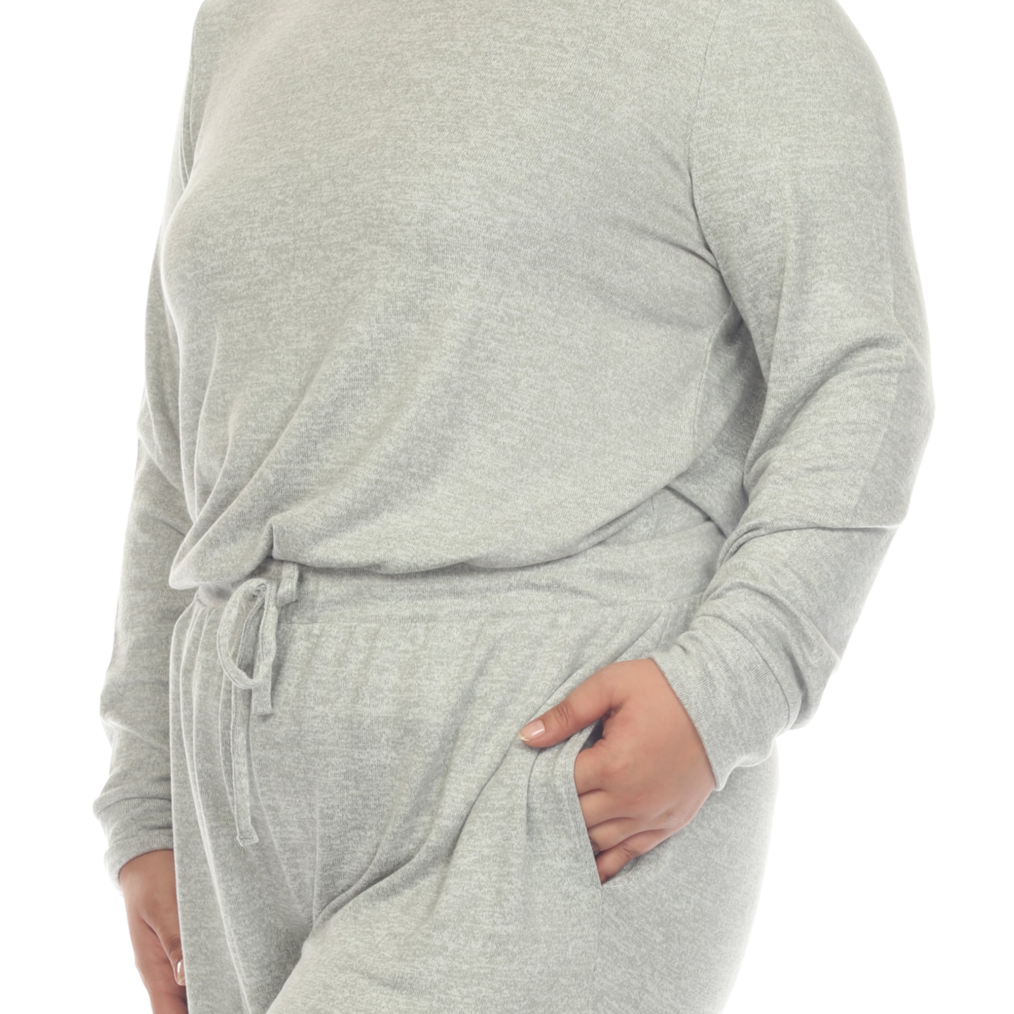  White Mark Plus Size 2 Piece Lounge Set - 3X - Bonton