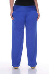 Plus Size Solid Palazzo Pants