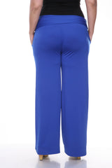 Plus Size Solid Palazzo Pants