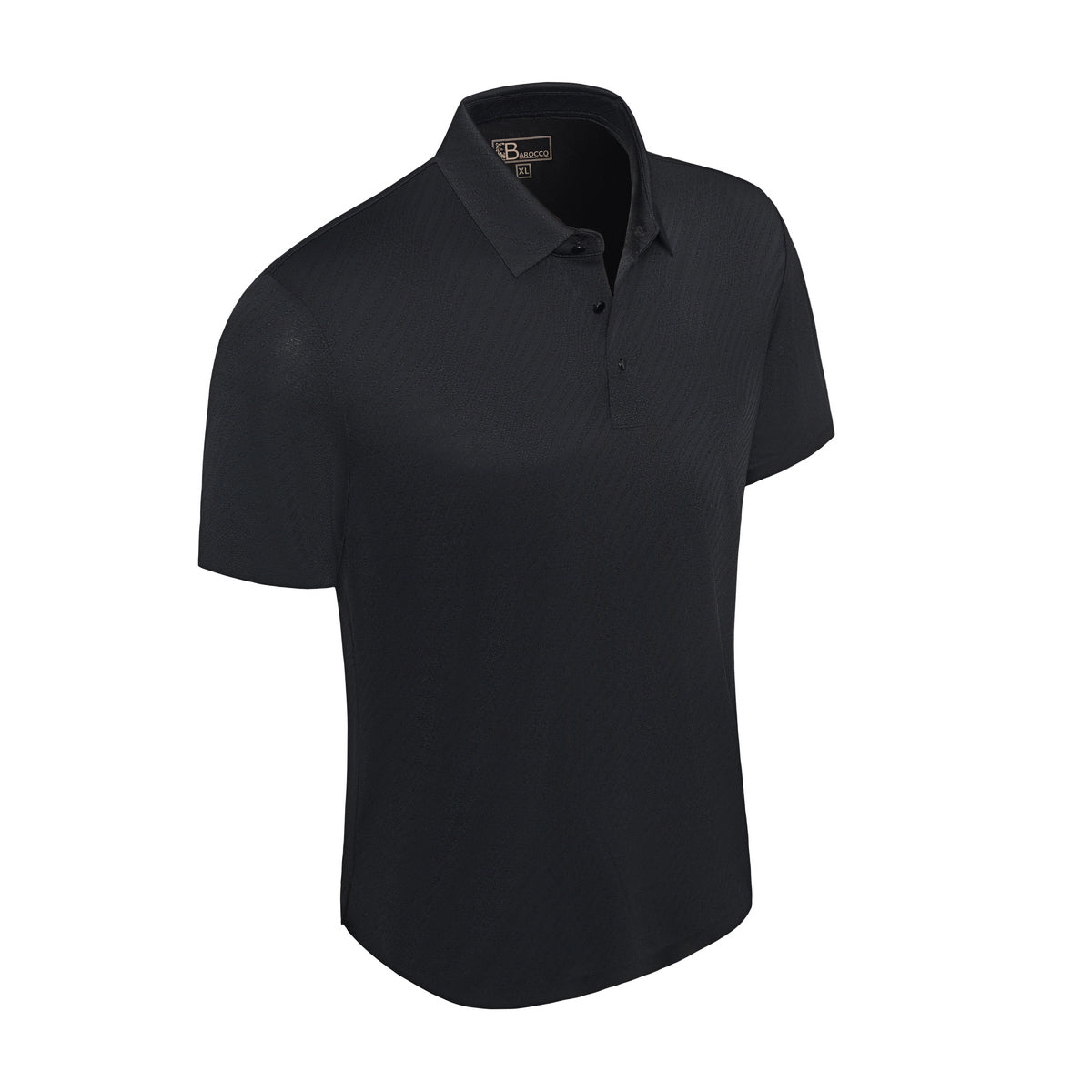  Barocco Phantom Seamless Polo BLACK - BLACK - Bonton