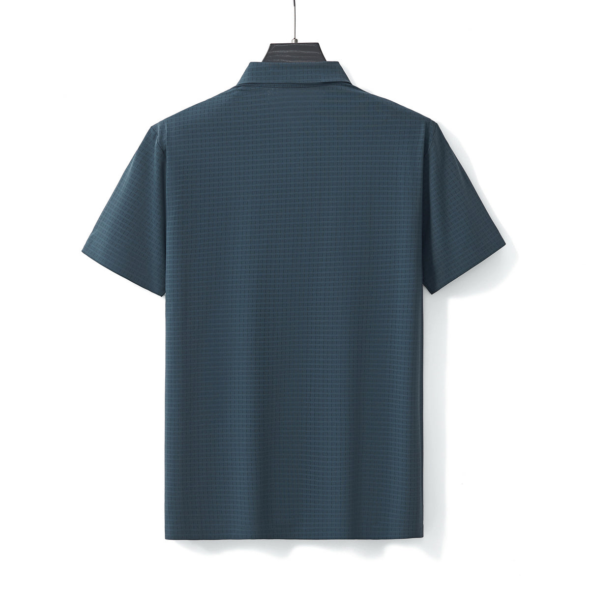  Barocco Grid Texture Stitchless Polo PETROL - PETROL - Bonton