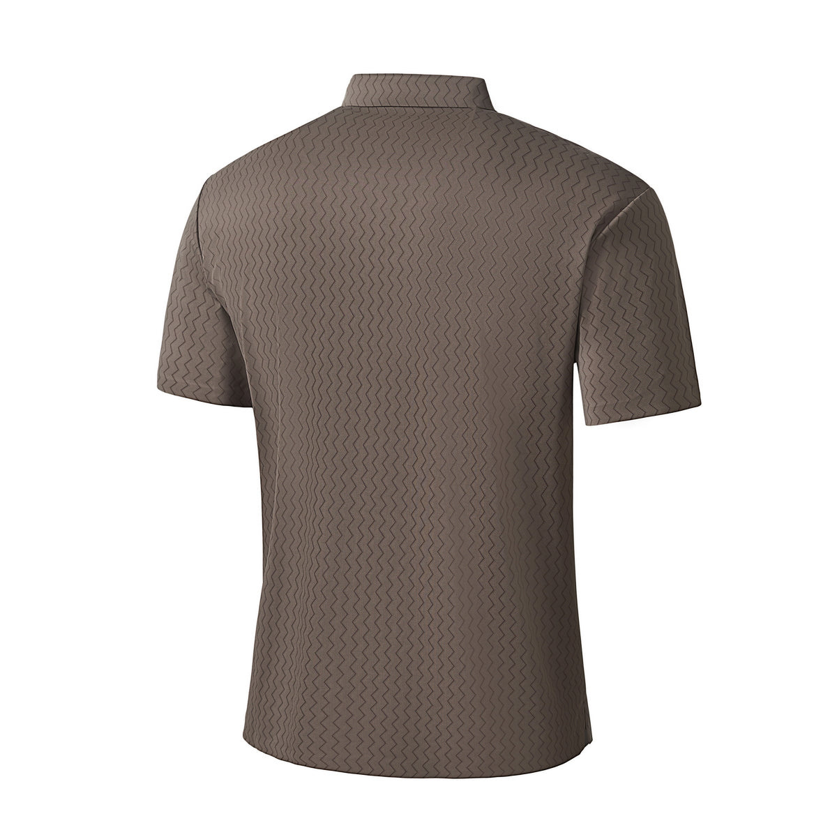  Barocco Waveform Tech Men's Polo Brown - BROWN - Bonton