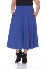 Plus 'Tasmin' Flare Midi Skirts