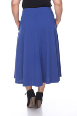 Plus 'Tasmin' Flare Midi Skirts