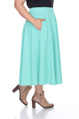 Plus 'Tasmin' Flare Midi Skirts