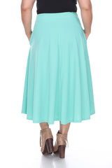 Plus 'Tasmin' Flare Midi Skirts